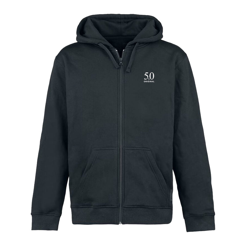 5,0 ORIGINAL Zipper, Unisex, Logo weiß