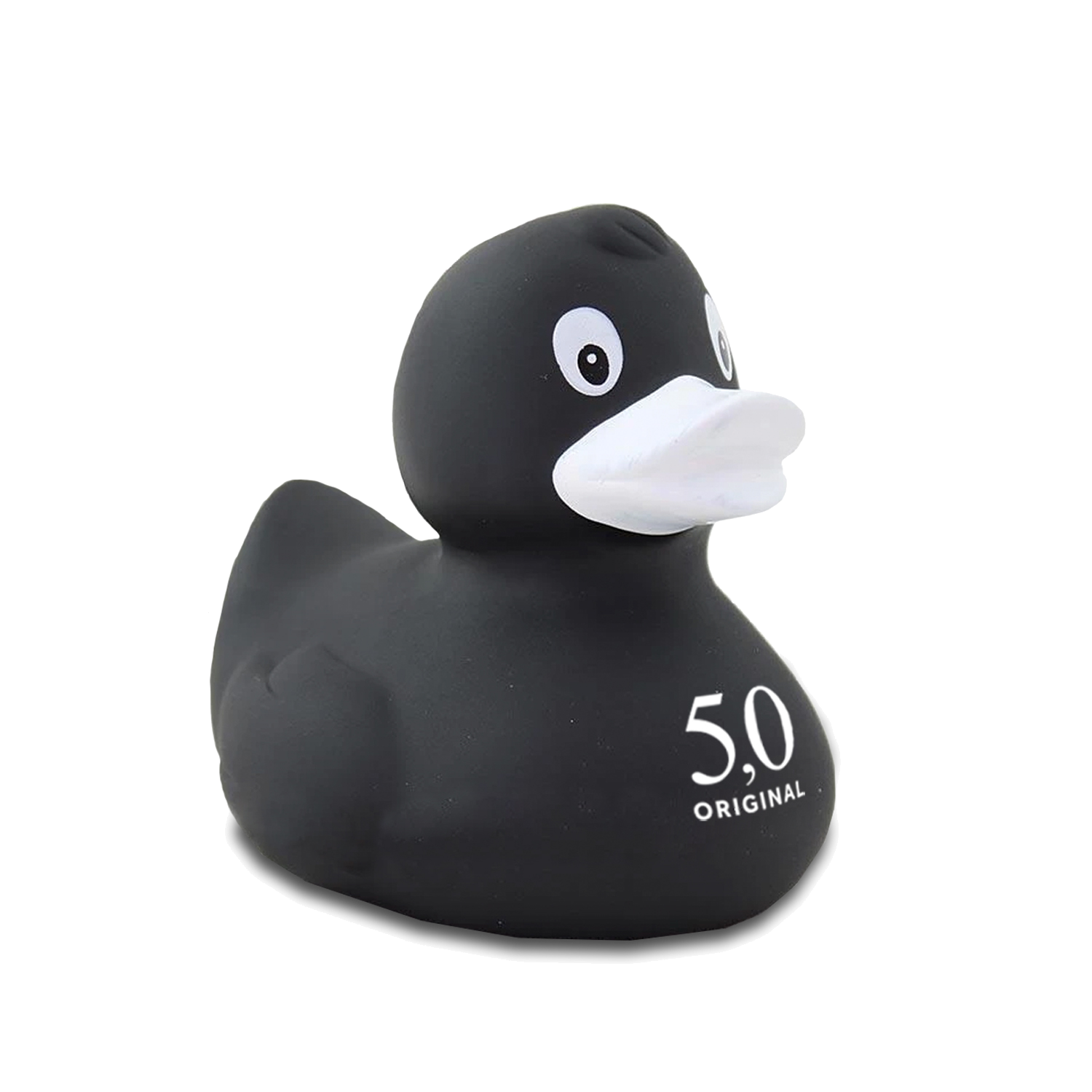 5,0 ORIGINAL Badeente, Logo weiß
