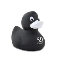 5,0 ORIGINAL Badeente, Logo weiß