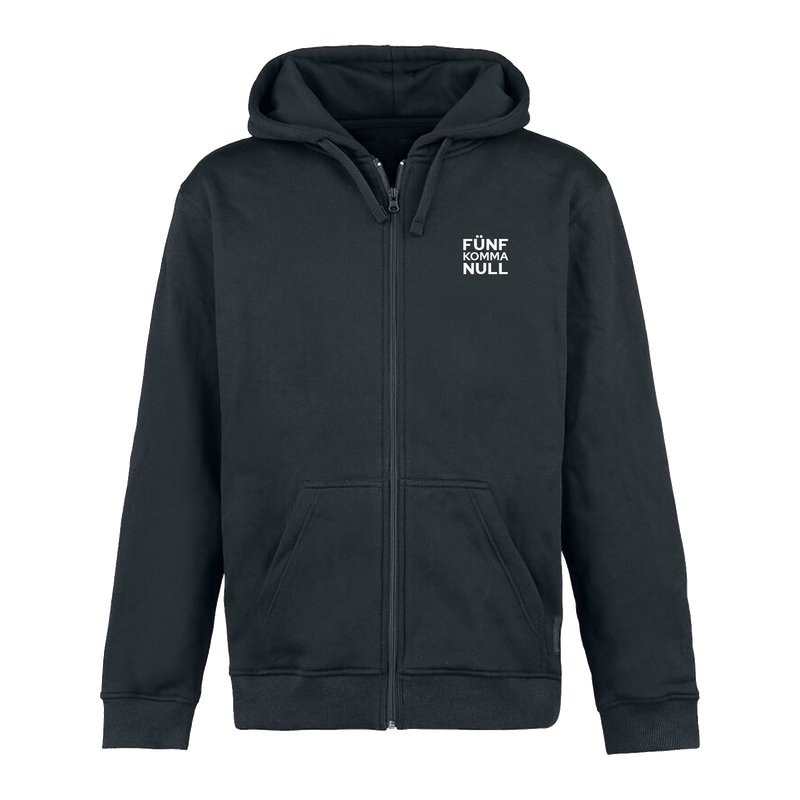 5,0 ORIGINAL Zipper, Unisex, FÜNFKOMMANULL-Schrift