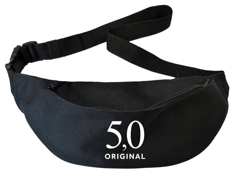 5,0 ORIGINAL Bauchtasche, Logo weiß