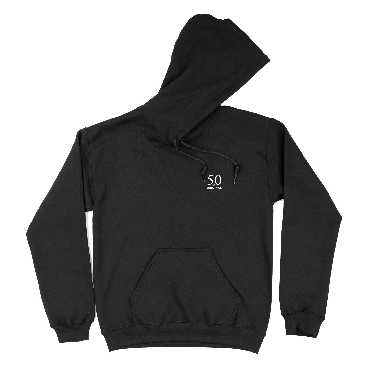 5,0 ORIGINAL Hoodie, Unisex, Logo weiß